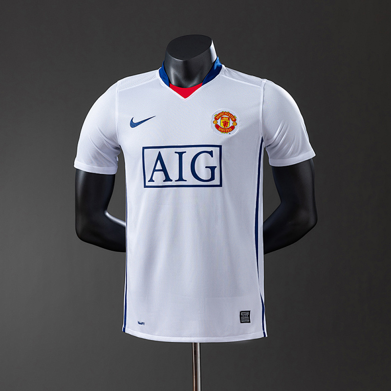 M-U 08-09 Away Player Version Retro Jersey S-3XL